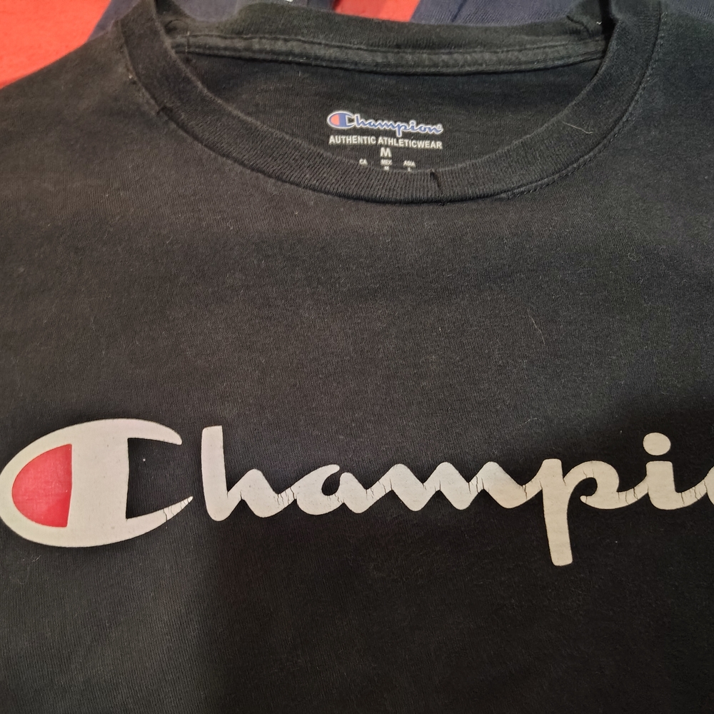 Champion Black T-Shirt